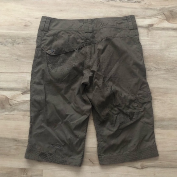 Salomon Women's Cargo Shorts - Dark Olive - Picture 8 of 10